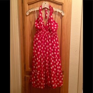 Cute Red and White Polka Dot Dress